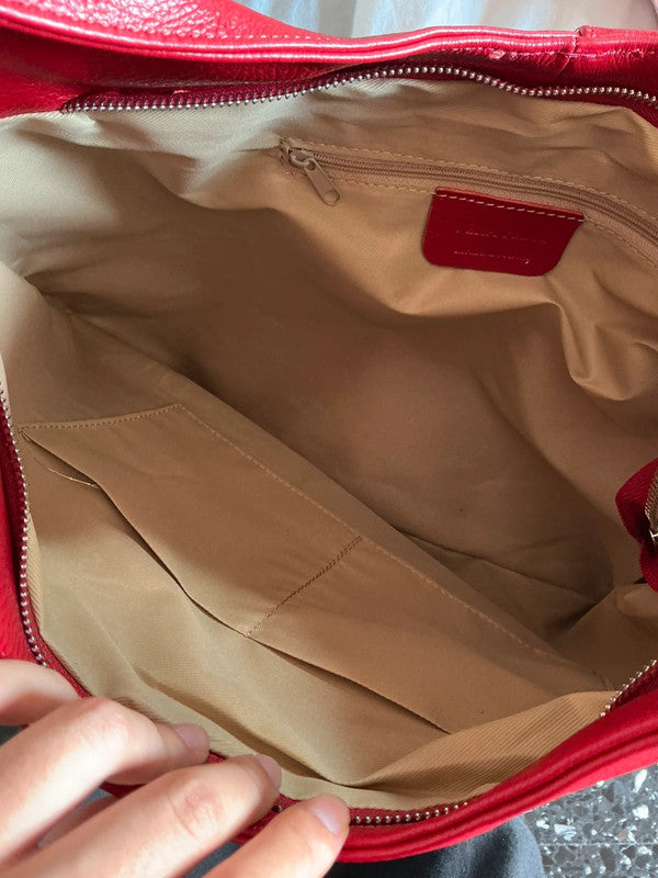 Borsa hobo in vera pelle