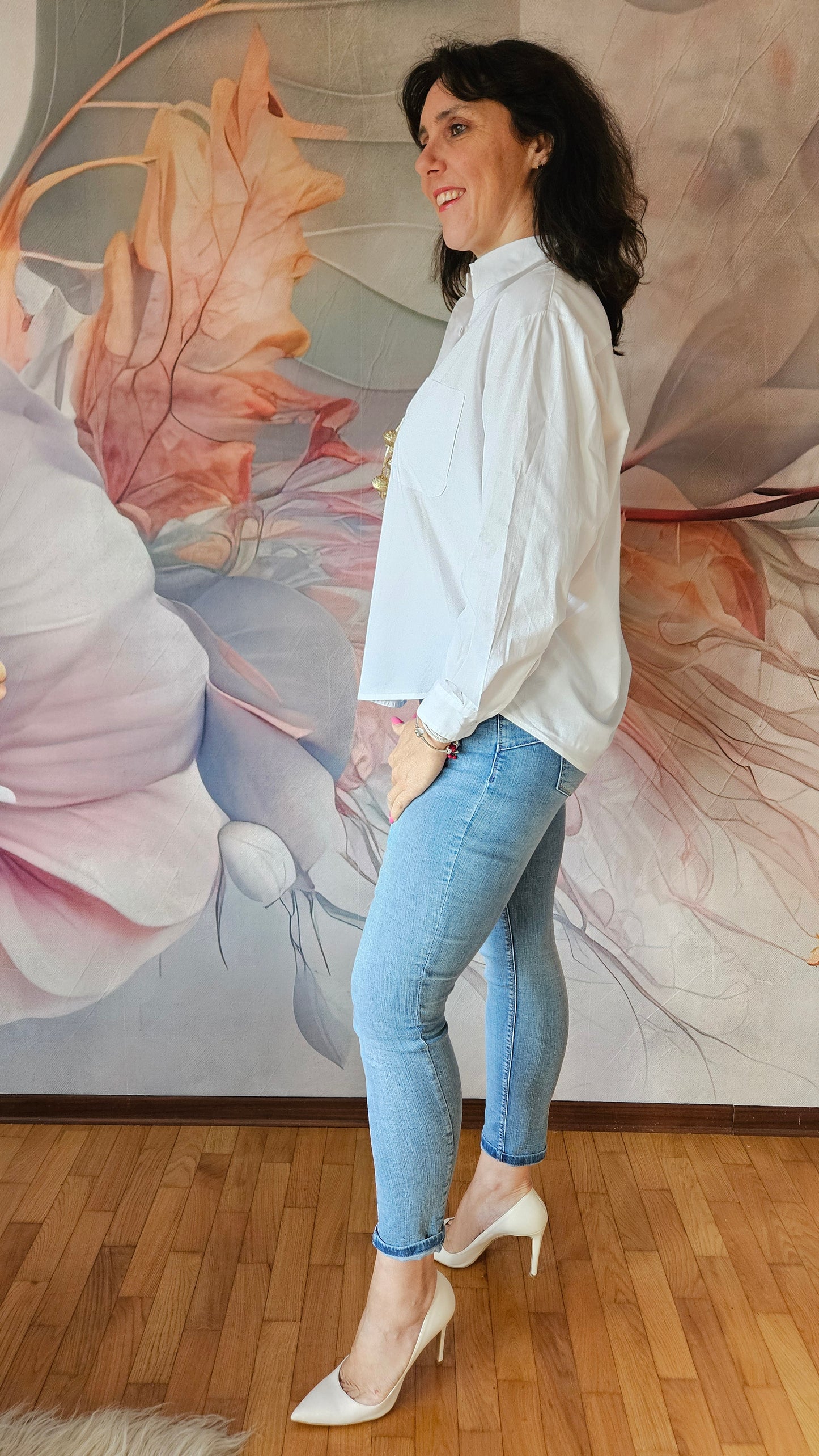 Camicia Bianca di Cotone - Magazzini Milano