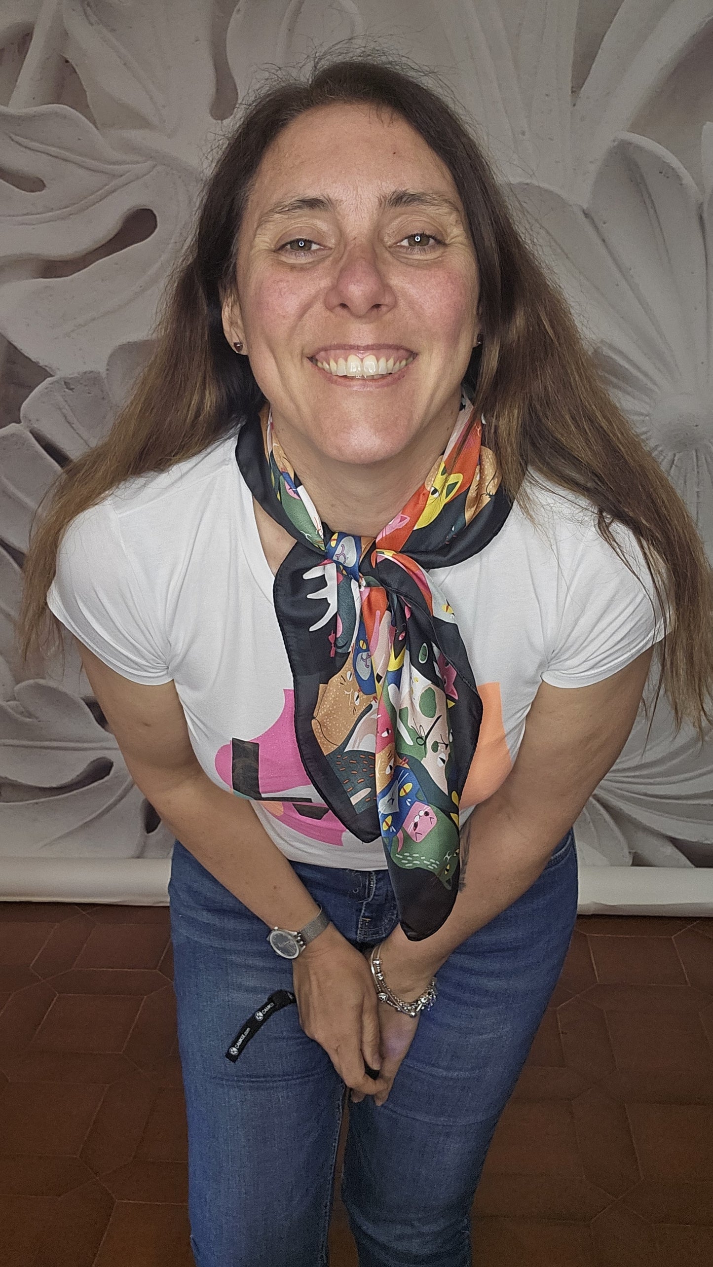 Foulard micetti nero
