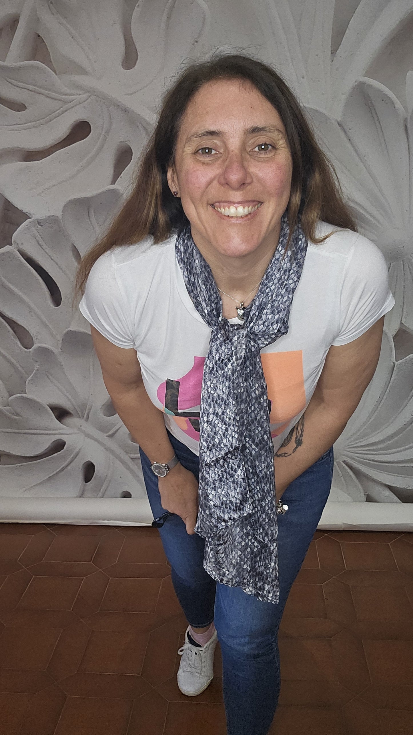 Foulard blu