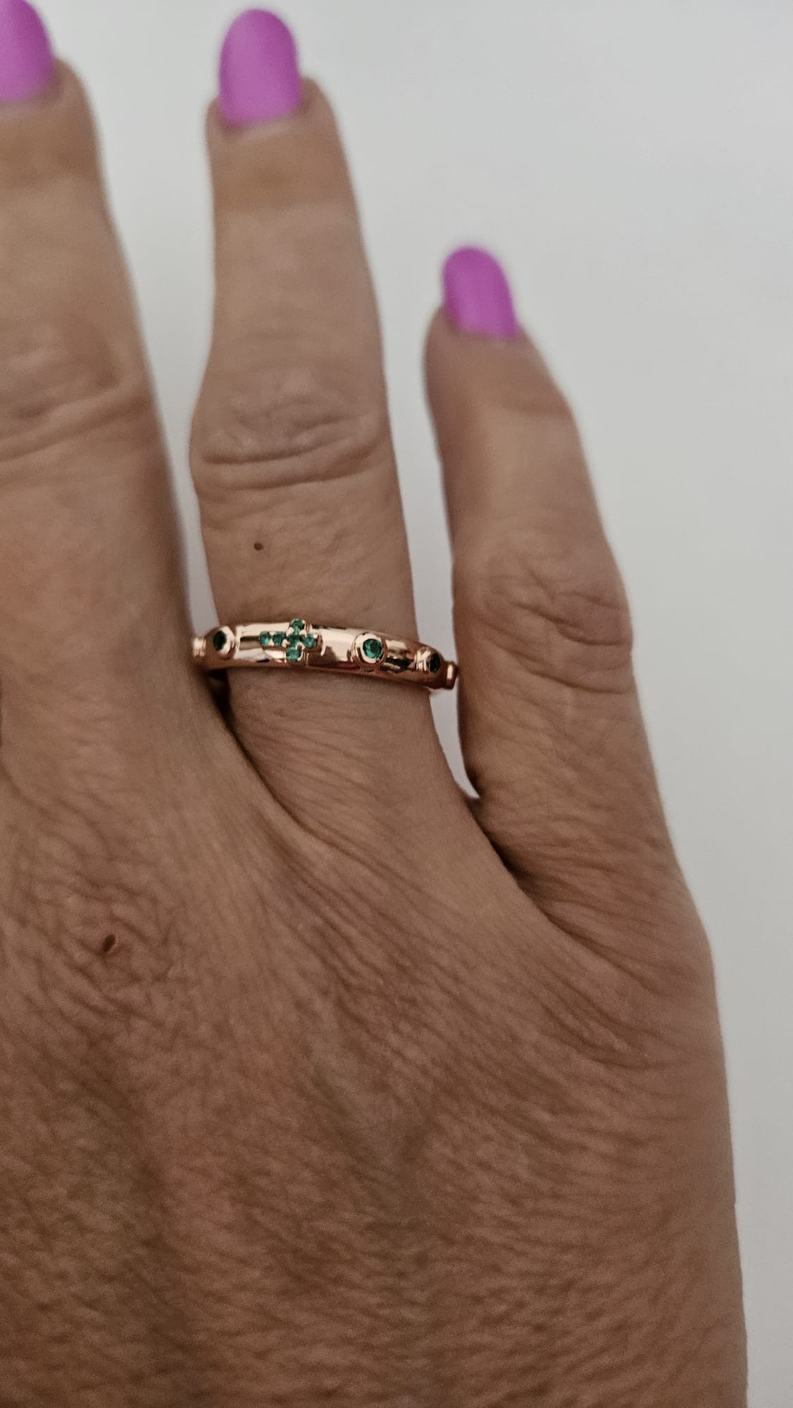 Anello Amen argento rose misura 20