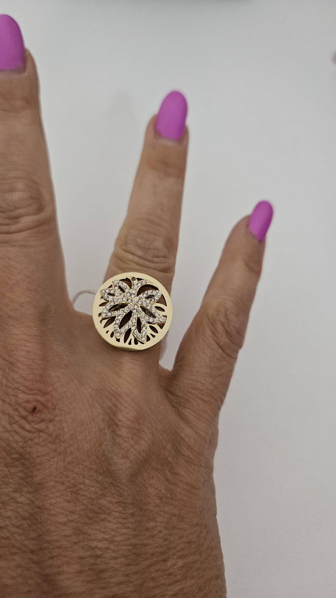 Anello Morellato acciaio indossabile misura 14