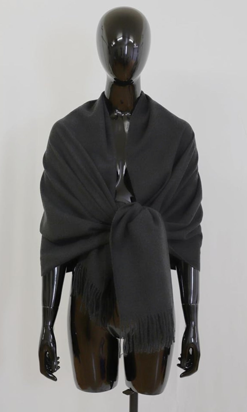 Pashmine Cashmere e Lana nero