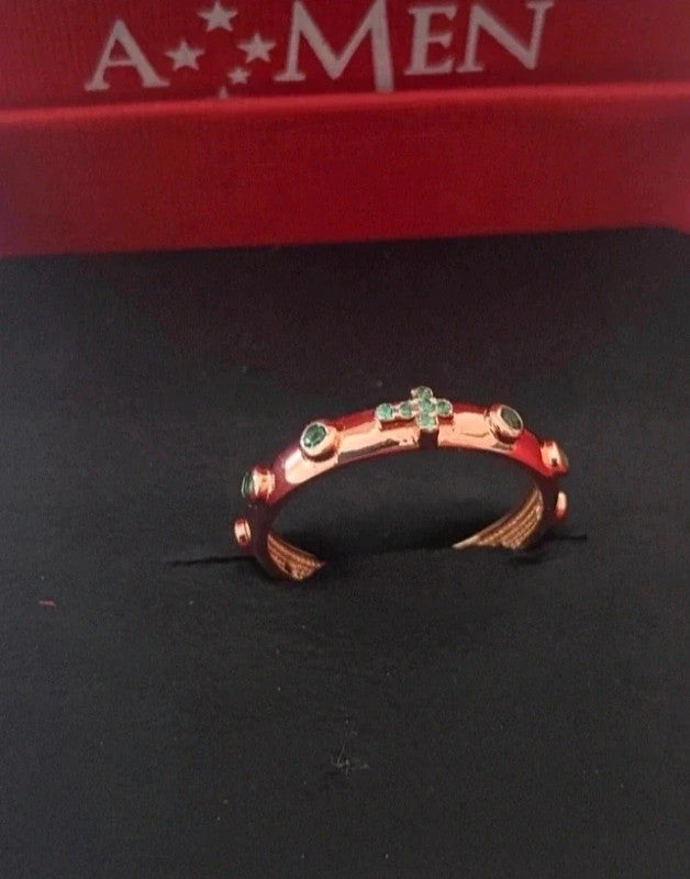 Anello Amen argento rose misura 20