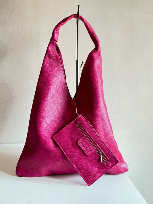Borsa hopo fuxia