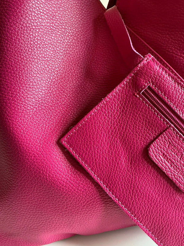 Borsa hopo fuxia