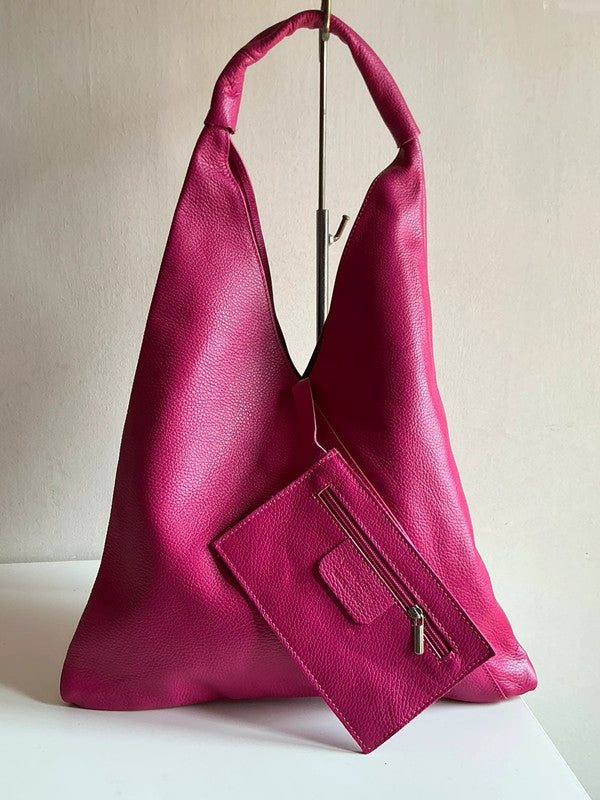 Borsa hopo fuxia