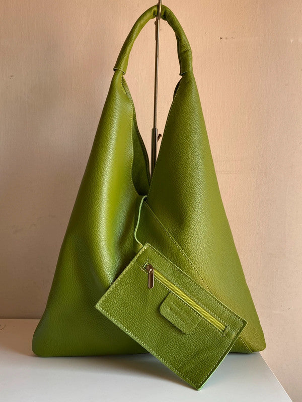Borsa hopo verde