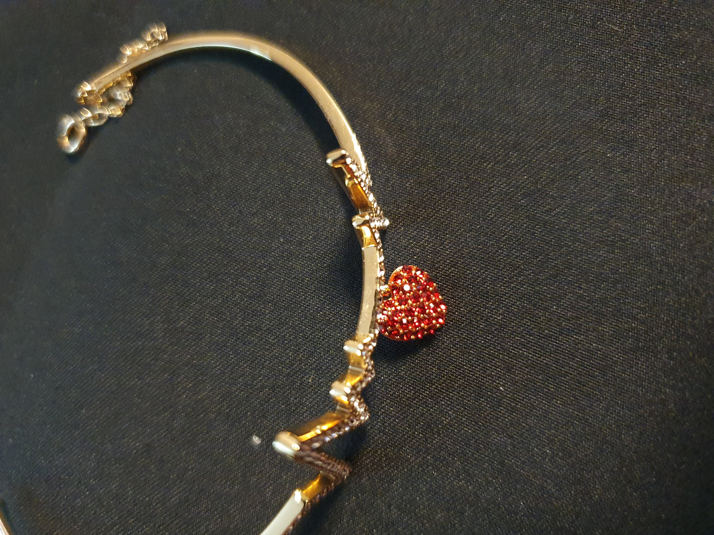 Bracciale Swarovski con Cuore Rosso