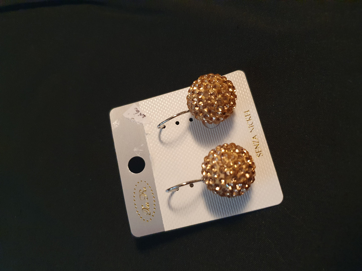 Orecchini con strass