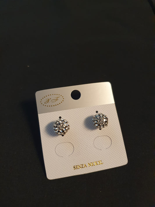 Orecchini di strass chiari