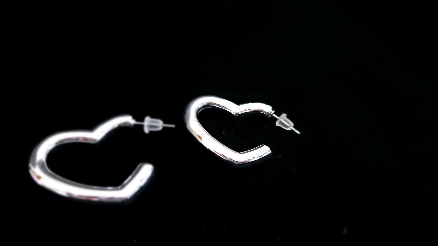 Orecchini cuore argento firmati Stroili Oro