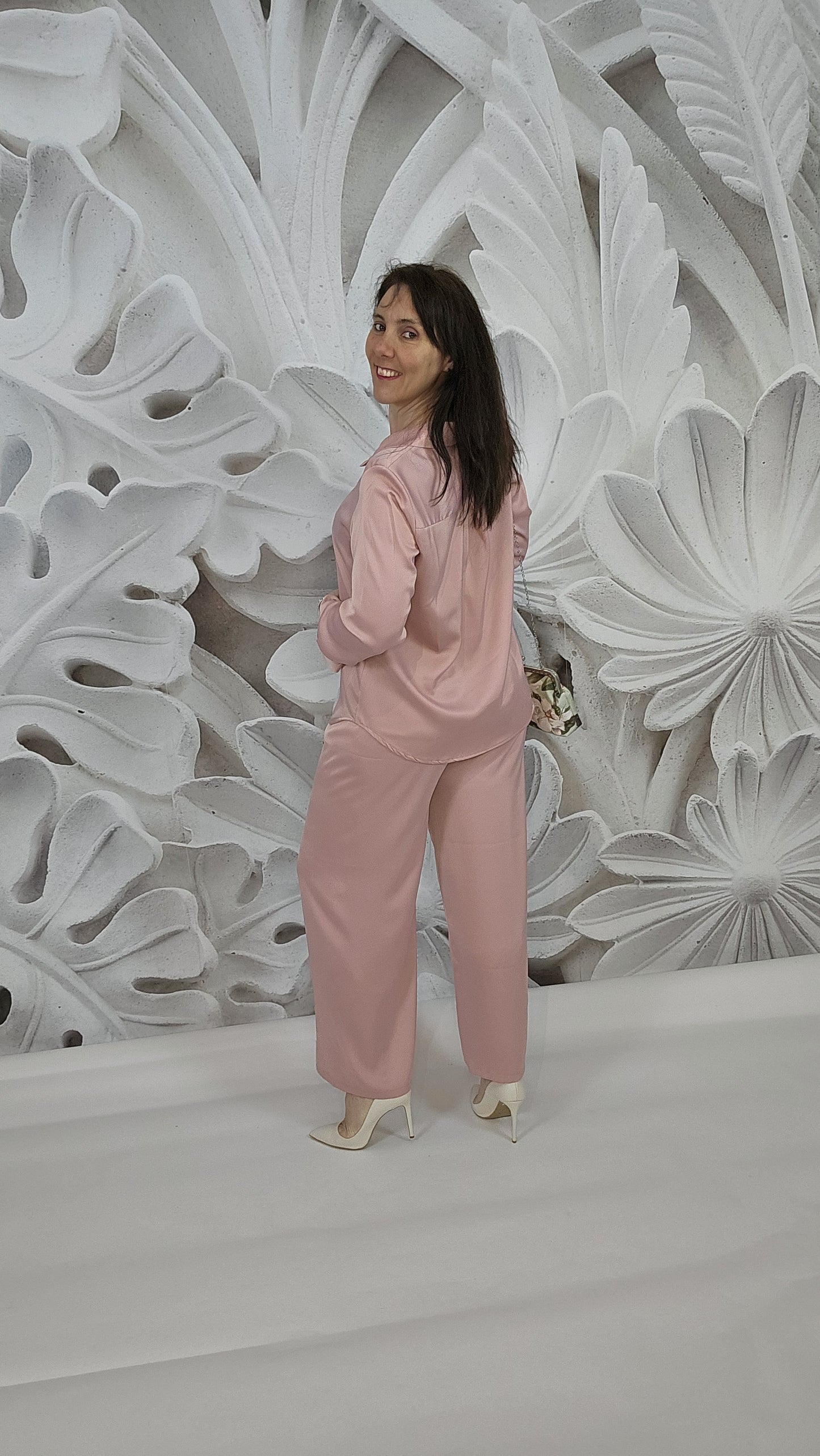 Completo rosa antico