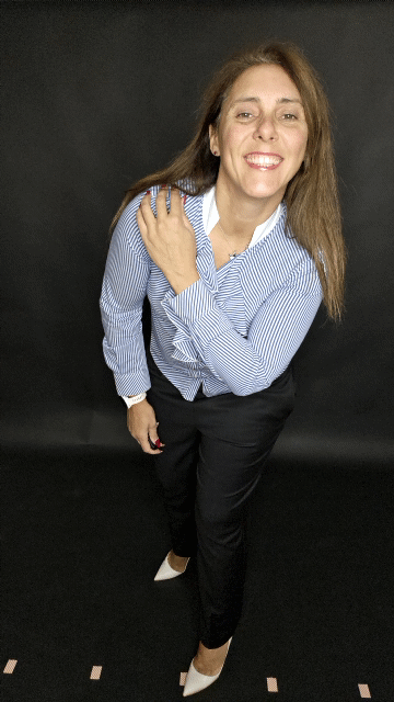 Camicia And con Righe Azzurre e Rouge