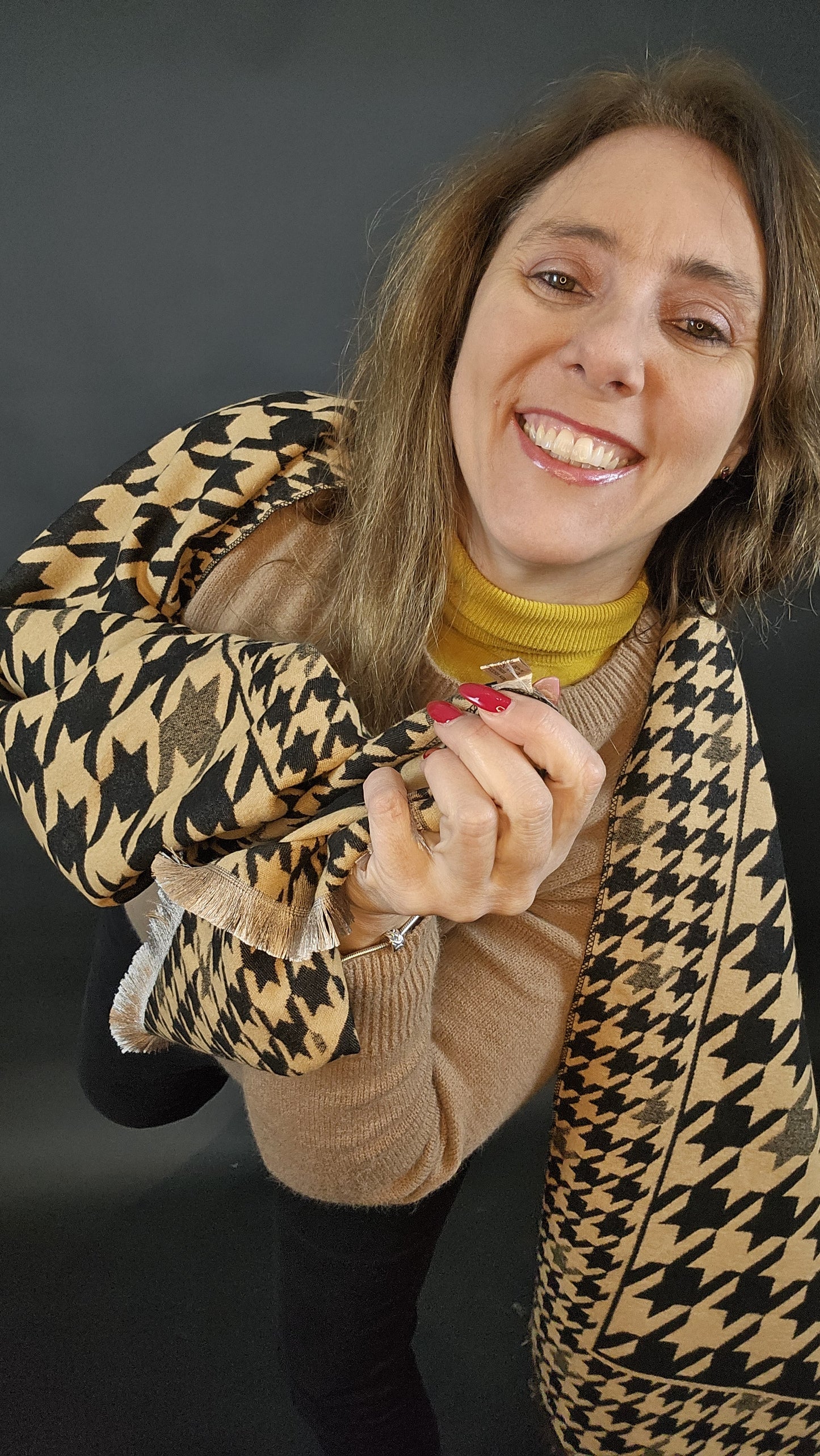 Pashmine Cashmere e Lana nera e beuge