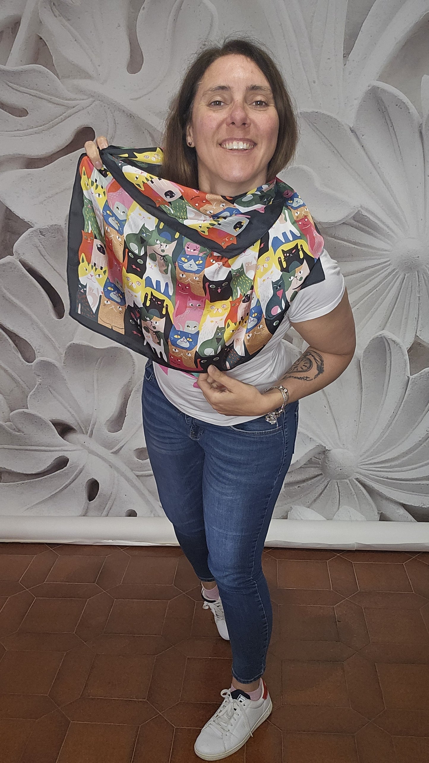Foulard micetti nero