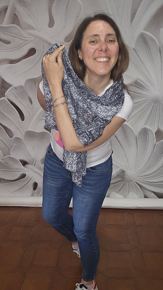Foulard blu