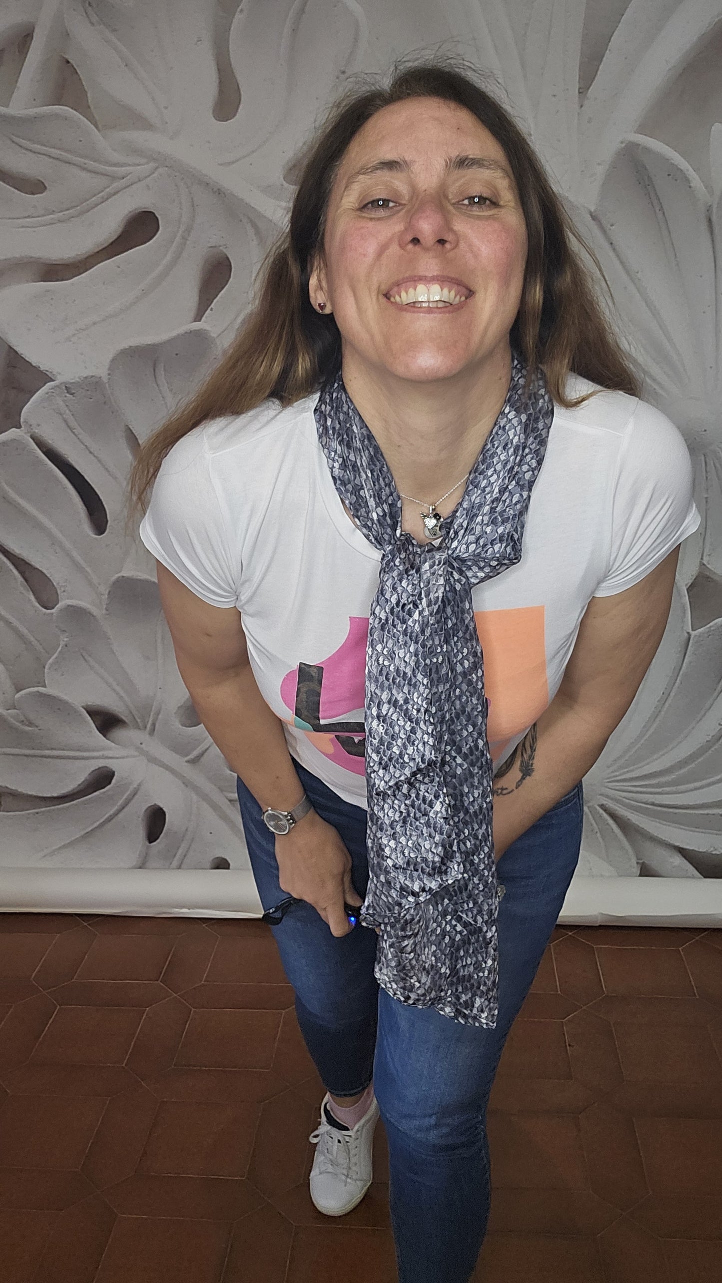 Foulard blu