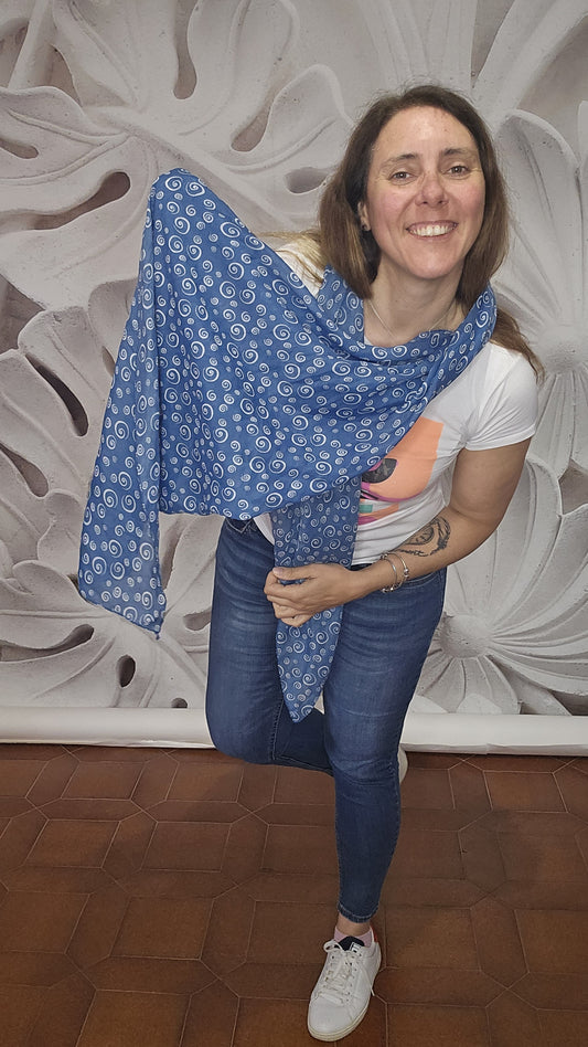 Foulard blu mare