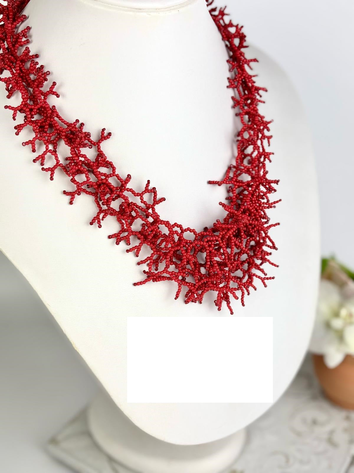 Parure rosso corallo