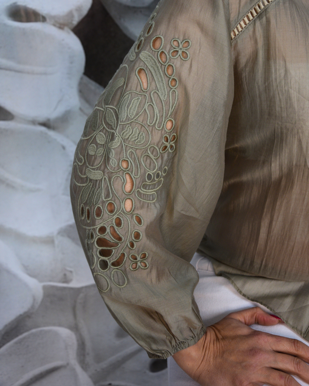 Camicia color Fango