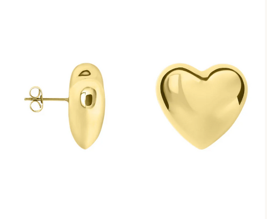 Orecchini a forma di cuore oro firmati Stroili Oro