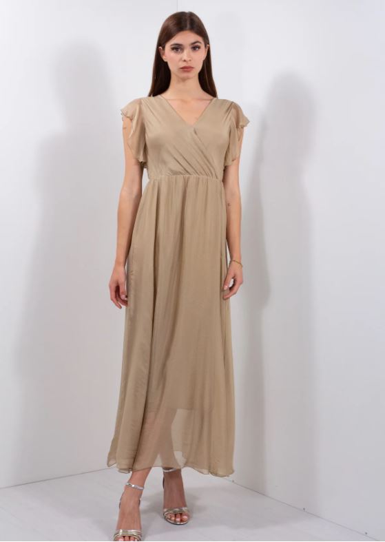 Abito lungo in chiffon Eleganza eterea by DUDA