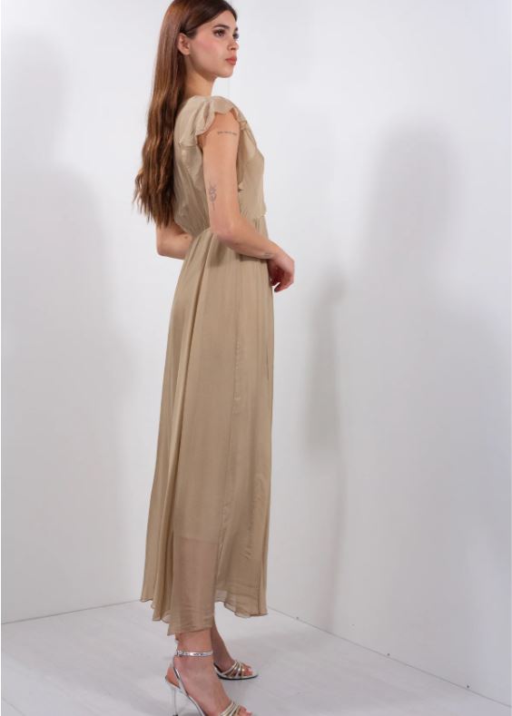 Abito lungo in chiffon Eleganza eterea by DUDA