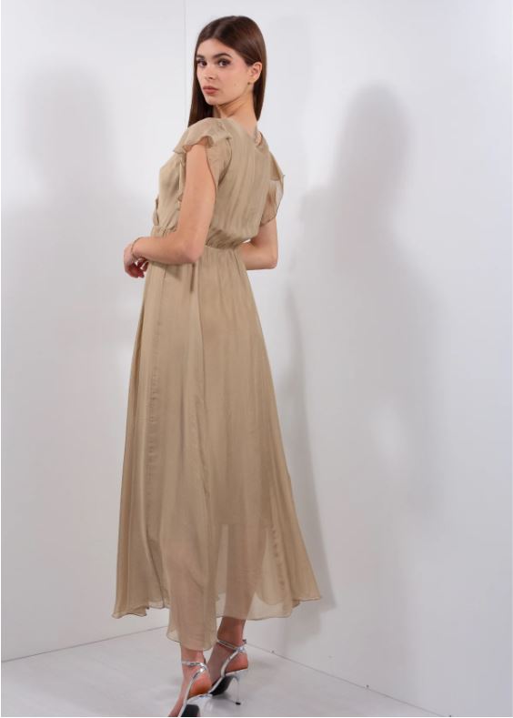 Abito lungo in chiffon Eleganza eterea by DUDA