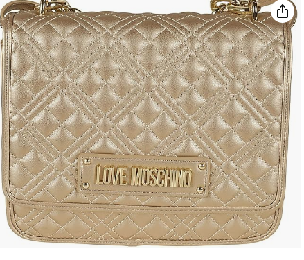 Borsa dorata Moschino