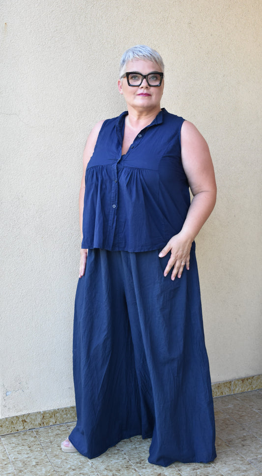 Completo Curvy blu navy