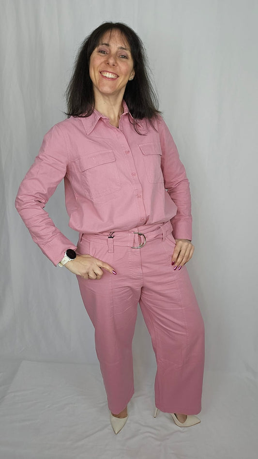 Completo puro cotone rosa