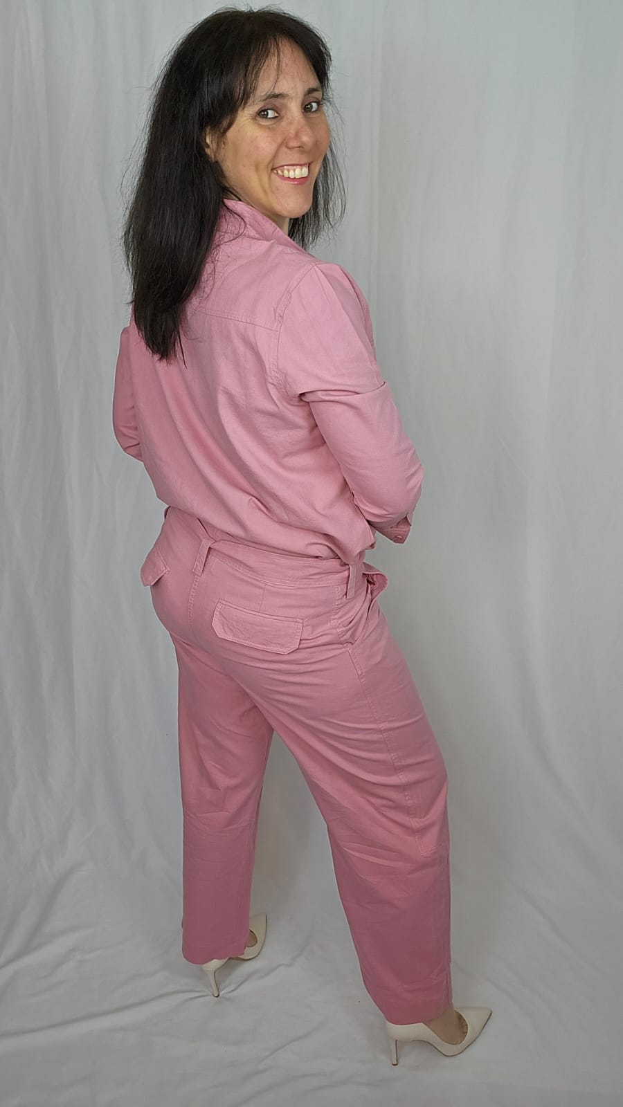 Completo puro cotone rosa