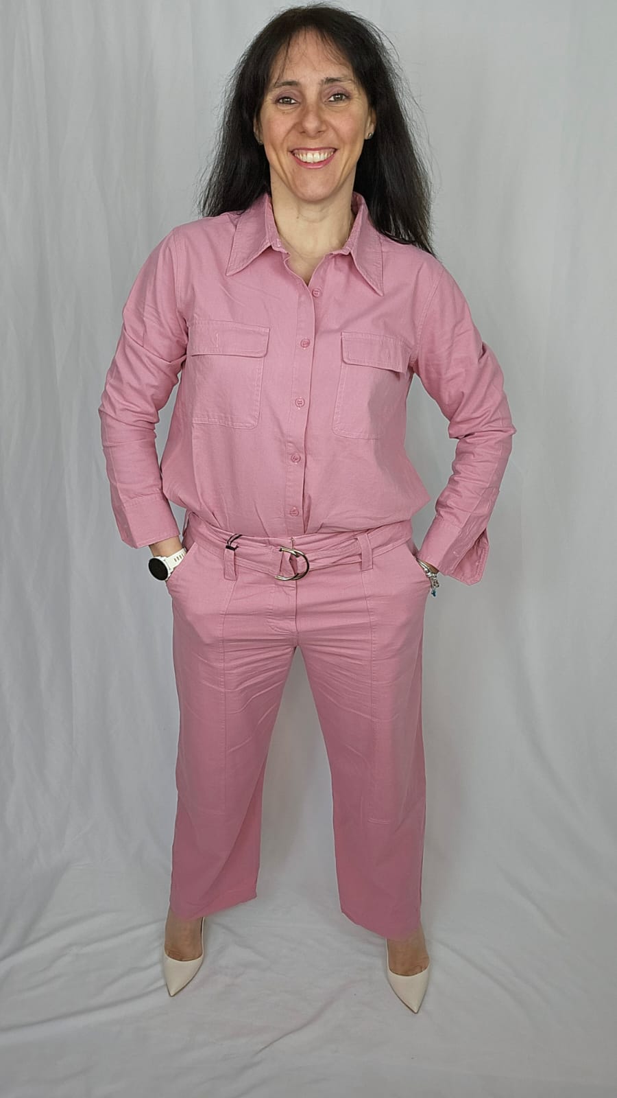 Completo puro cotone rosa