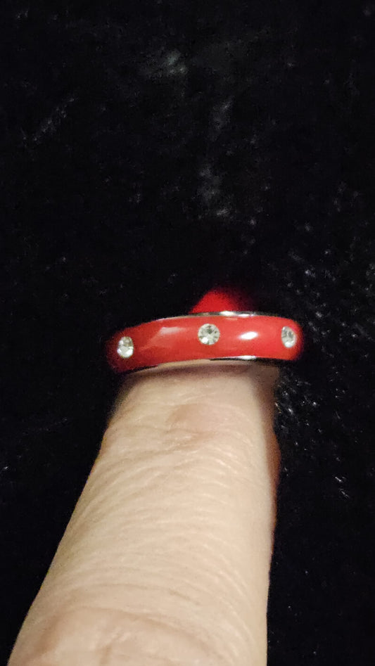 Anello Morellato laccato rosso