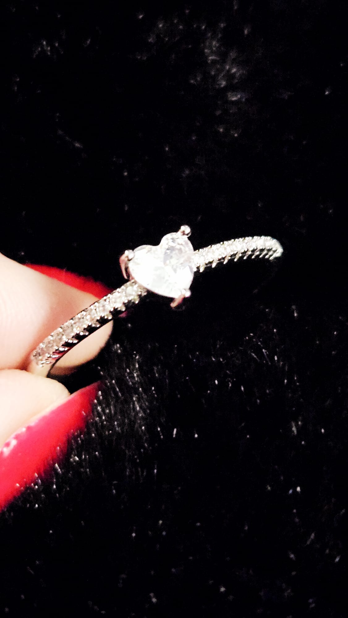 Anello Stroili cuore argento