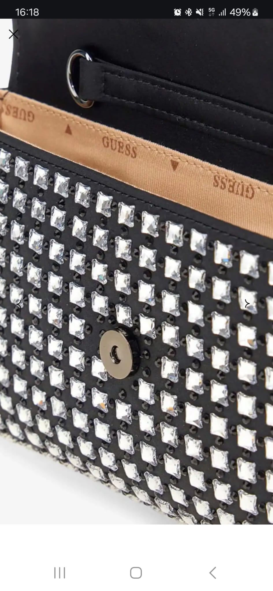Guess Clutch borchiata Zalina