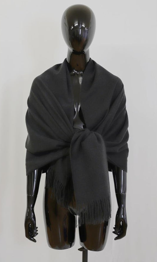 Pashmine Cashmere e Lana nero