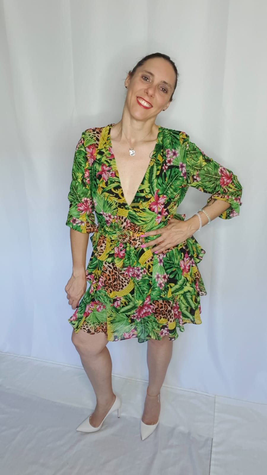 Vestito floreale Artigli