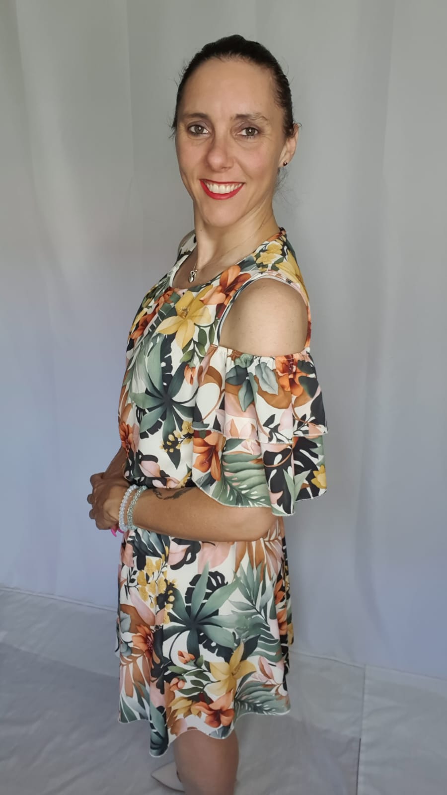 Vestito floreale Artigli