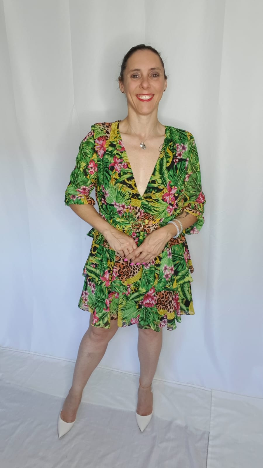 Vestito floreale Artigli