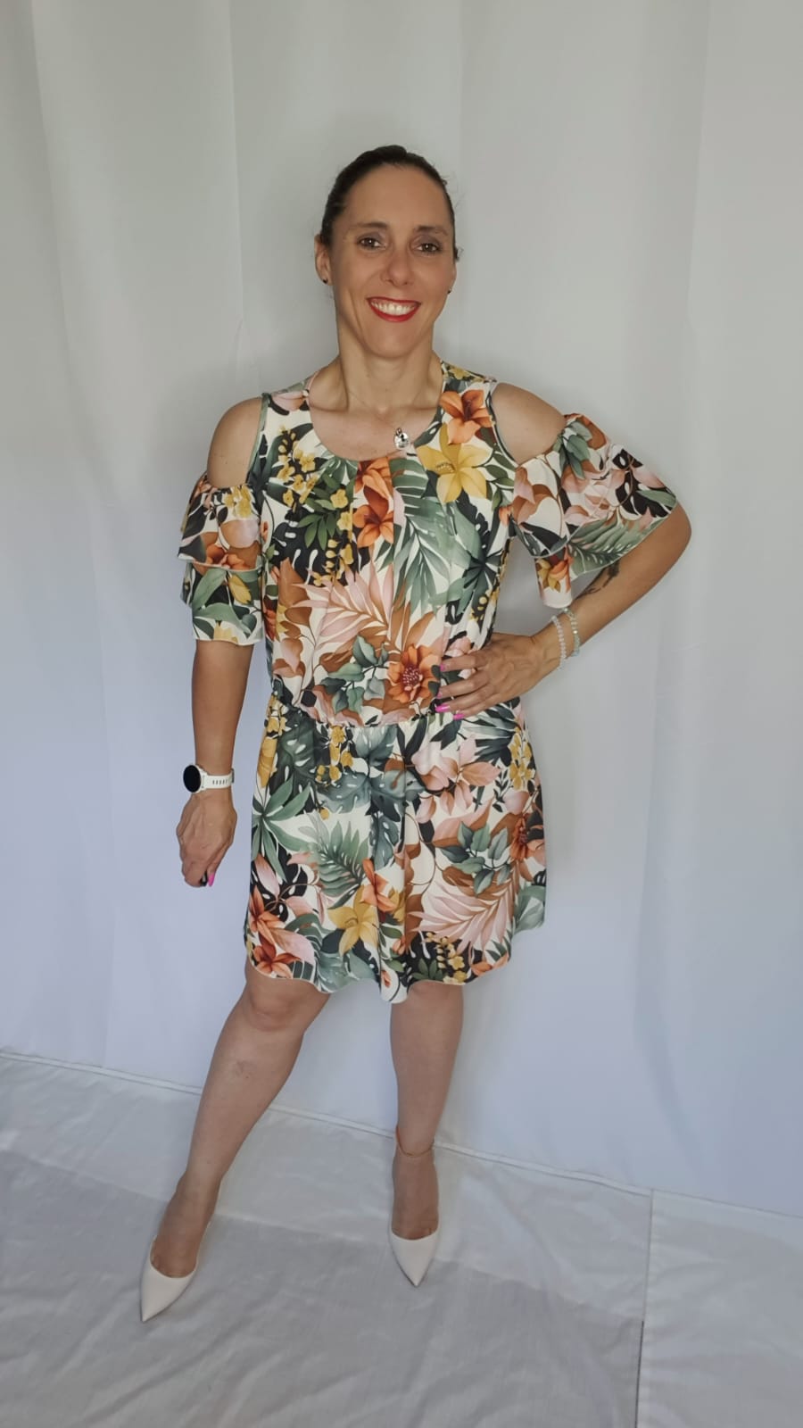 Vestito floreale Artigli