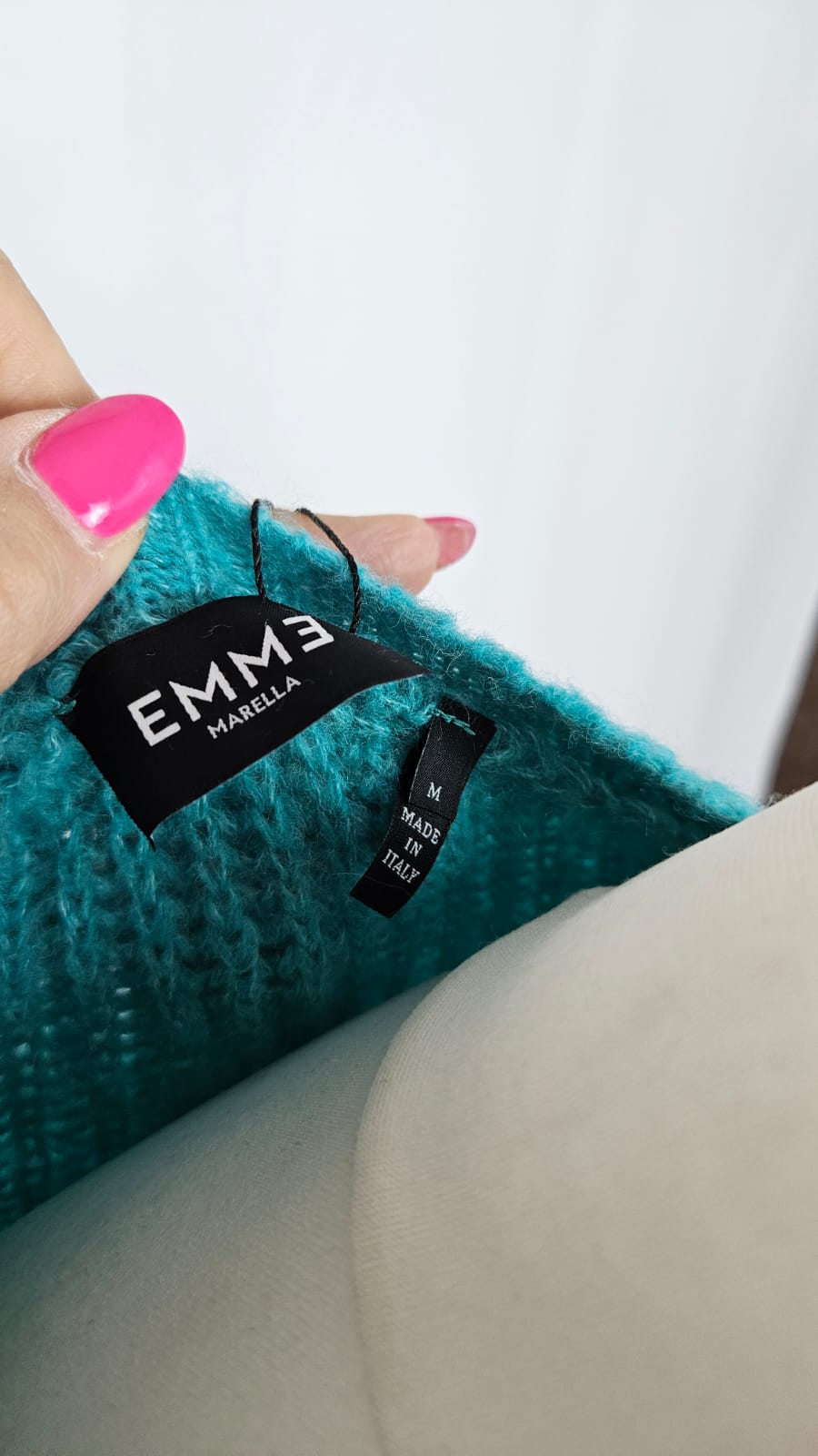 Poncho Emme Marella – Verde Acqua