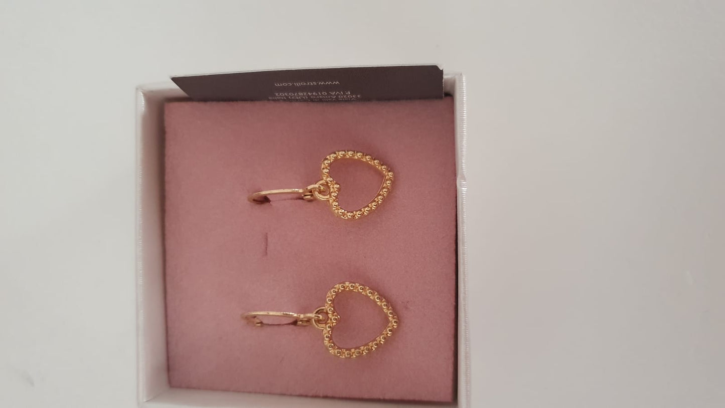 Orecchini Stroili Cuore Placcati Oro
