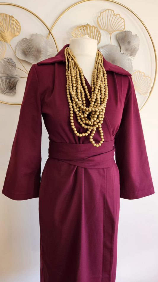 Vestito vinaccia Magazzini Milano
