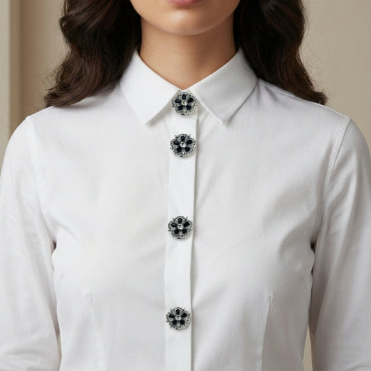 Arianna argento o oro da camicia
