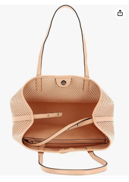 GUESS borsa shopper Vikky Large Tote Apricot Cream albicocca