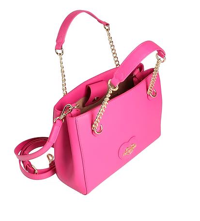 Love Moschino borsa saffiano fucsia