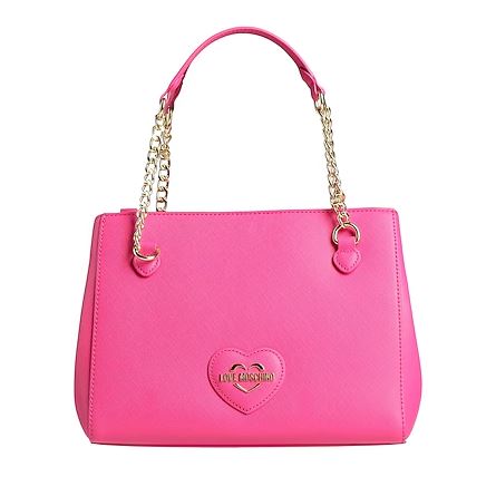 Love Moschino borsa saffiano fucsia