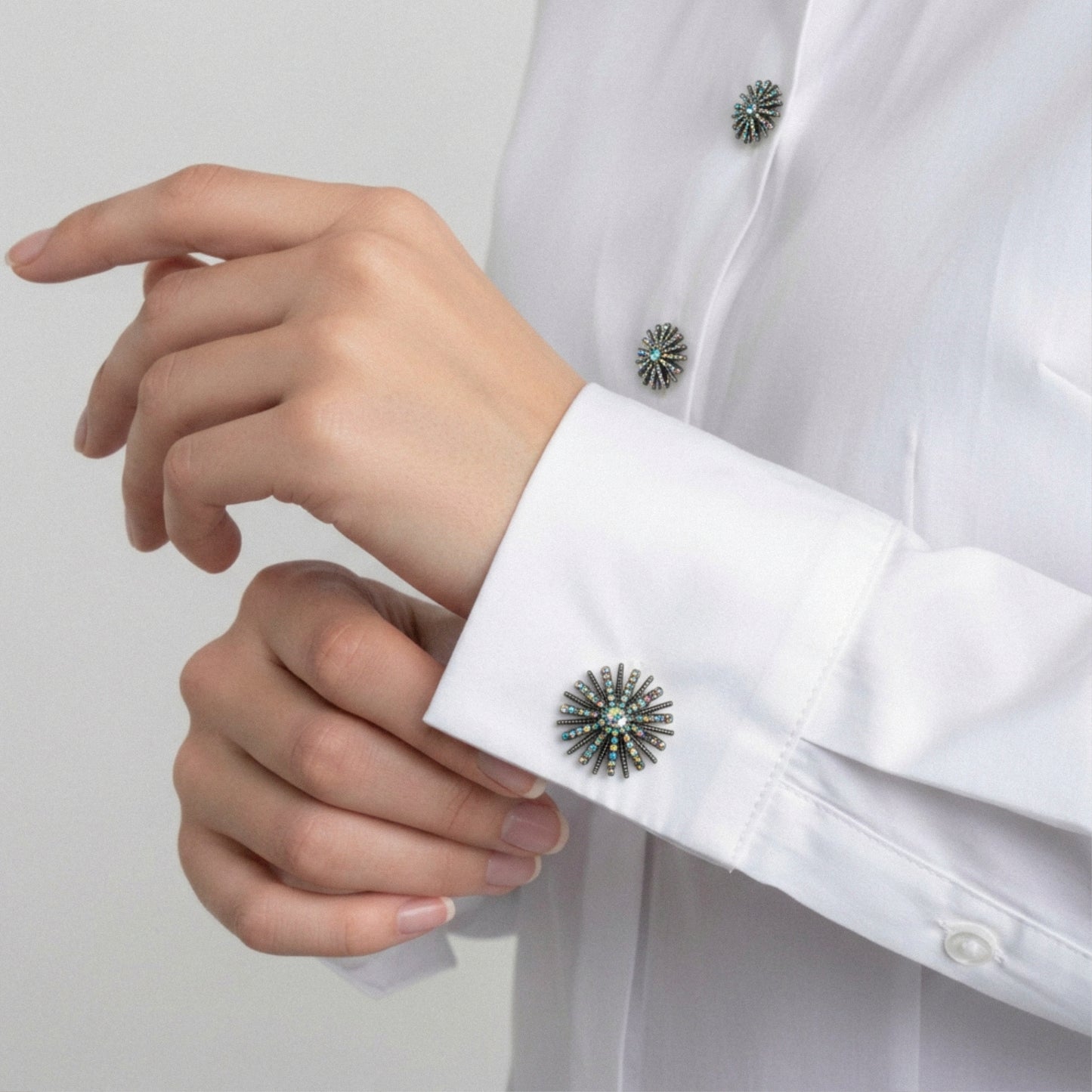 Stella argento o dorata da camicia